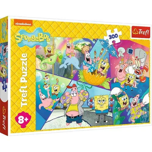 Puzzle Trefl Spongebob in Bikini, 300 piese