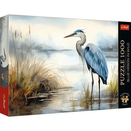 Puzzle Trefl Premium Plus Starc albastru in salbaticie, 1000 de piese