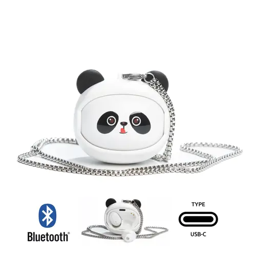 Casti True Wireless OptimX G05D Panda Face, Bluetooth 5.4