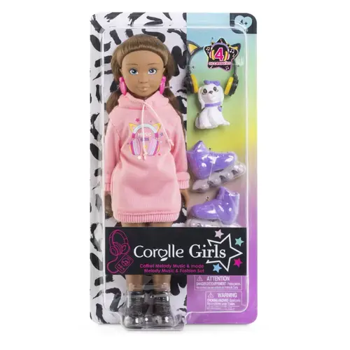 Papusa Corolle Melody Set Muzica si Moda, 28cm
