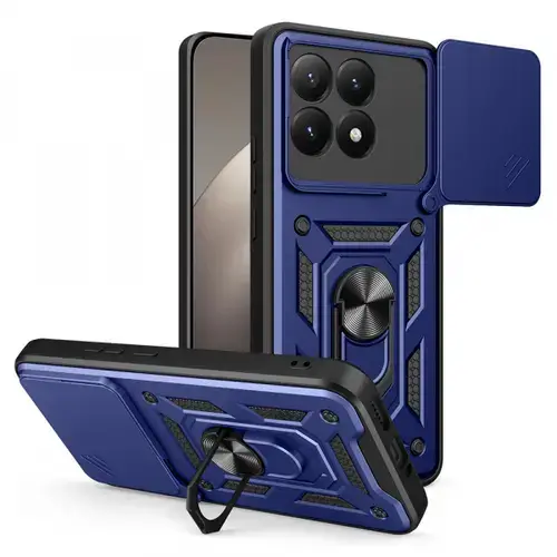 Husa pentru Xiaomi 15T, Techsuit, CamShield, Albastra