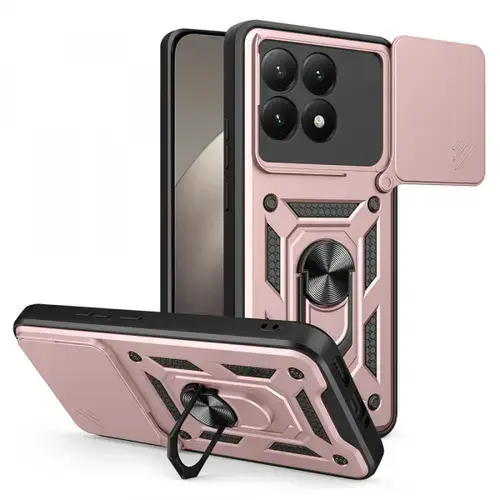Husa pentru Xiaomi 15T, Techsuit, CamShield, Roz
