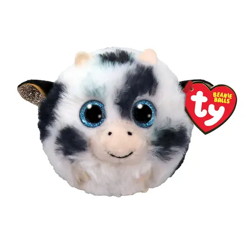 Jucarie de plus TY 8cm Beanie Balls Moophy Vacuta