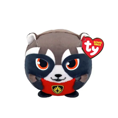 Jucarie de plus Plus TY 8cm Beanie Balls Marvel Rocket