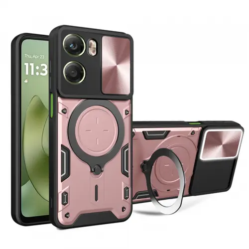 Husa pentru Motorola Moto G06, Techsuit, CamGuard Pro, Roz Aurie