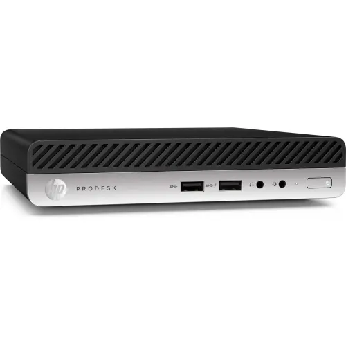 Calculator Sistem PC Refurbished HP ProDesk 400 G5 Mini PC, Intel Core i5-8500T 2.10 - 3.50GHz, 8GB DDR4, 256GB SSD + Windows 11 Pro