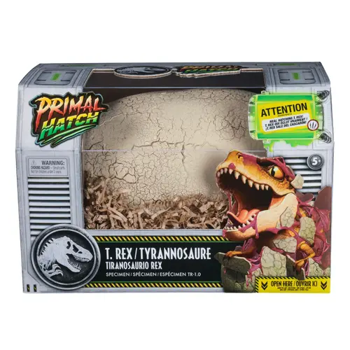Jucarie interactiva Spin Master Primal Hatch - Jurassic World T-Rex