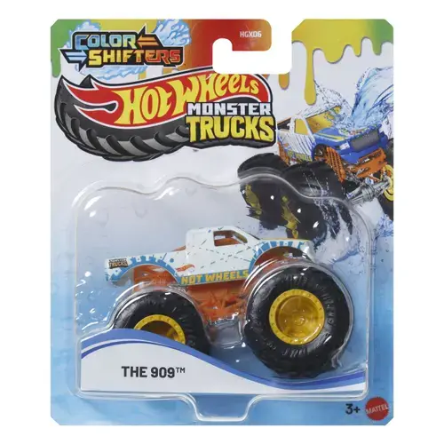 Masinuta Hot Wheels Monster Trucks - Color Shifters, The 909, 1:64