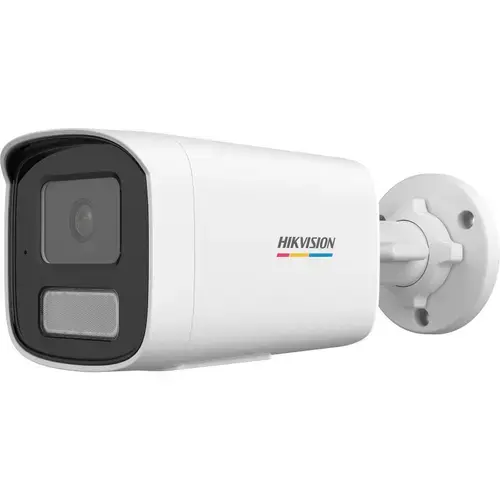 Camera supraveghere exterior IP cu iluminare duala Hikvision ColorVu DS-2CD1T47G3H-LIU, 4 MP, 2.8 mm, microfon, IR + lumina alba 50 m, PoE