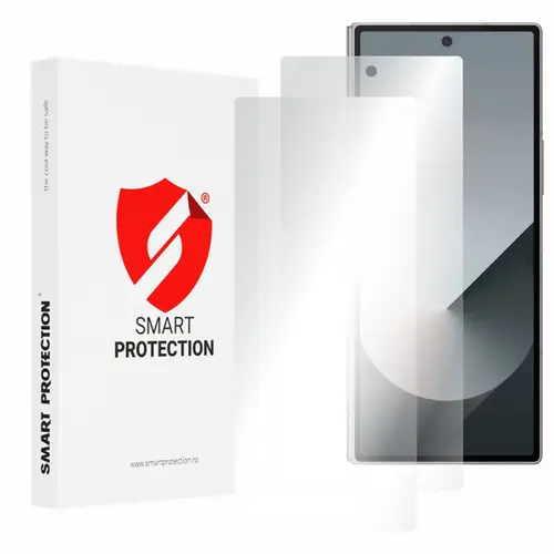 Folie de protectie Ecran Exterior Smart Protection Premium Classic pentru Samsung Galaxy Z Fold7 F966, Plastic, Set 2 bucati