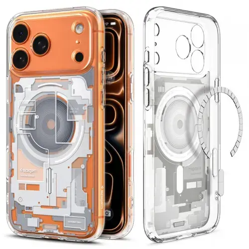 Husa Spigen Ultra Hybrid Zero One MagSafe pentru Apple iPhone 17 Pro Max, Alb