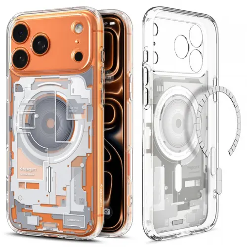 Husa Spigen Ultra Hybrid Zero One MagSafe pentru Apple iPhone 17 Pro Max, Alb
