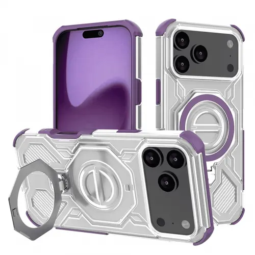 Husa Techsuit Carbon Shield Pro pentru Apple iPhone 17 Pro Max, Mov