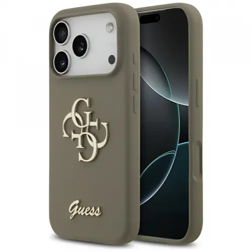 Husa Guess  Big 4G Script pentru Apple iPhone 17 Pro Max, Maro