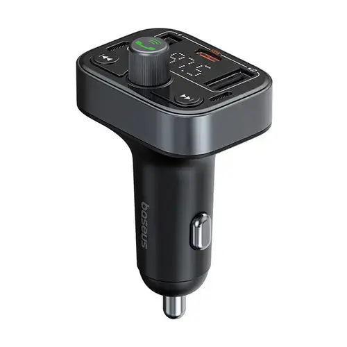 Modulator FM Bluetooth Baseus S-09 Pro, 2 x USB-A - 1 x USB-C C10762200113-00
