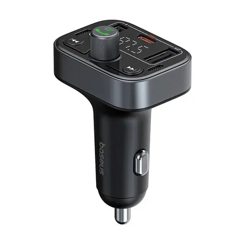 Modulator FM Bluetooth Baseus S-09 Pro, 2 x USB-A - 1 x USB-C C10762200113-00