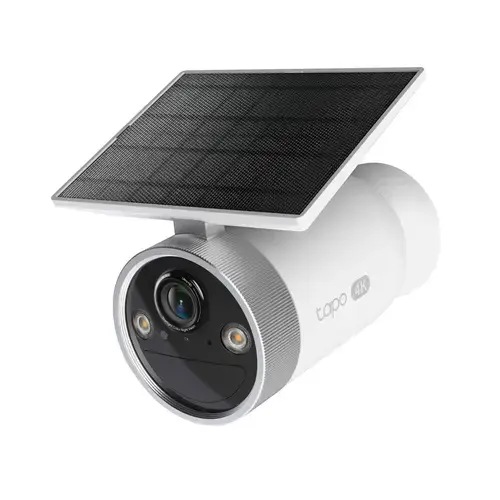 Camera supraveghere video exterior cu acumulator si panou solar incorporat TP-Link TAPO C465, 8MP 4K UHD,  Microfon si Difuzor, Wi-Fi, IP65