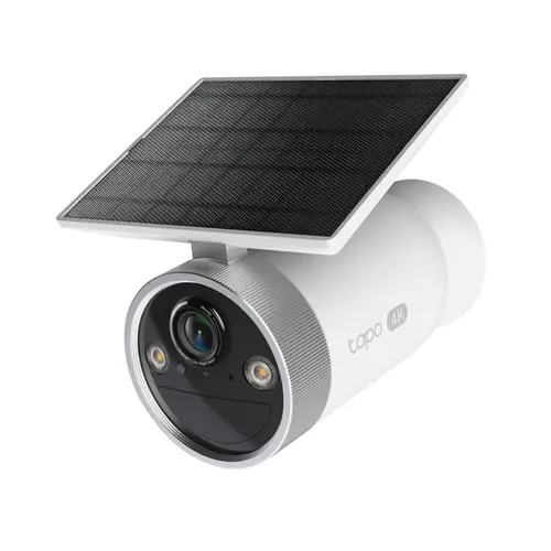 Camera supraveghere video exterior cu acumulator si panou solar incorporat TP-Link TAPO C465, 8MP 4K UHD,  Microfon si Difuzor, Wi-Fi, IP65