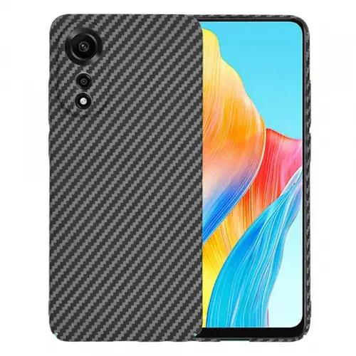 Husa pentru Oppo A78 4G, Techsuit, Carbonite FiberShell, Neagra