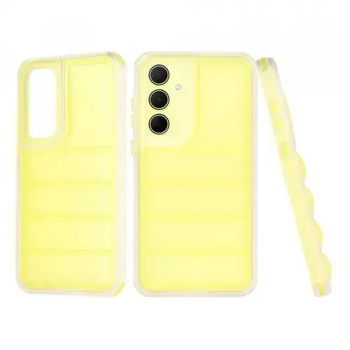 Husa pentru Samsung Galaxy A35 5G A356, Techsuit, Wave Shield, Galbena