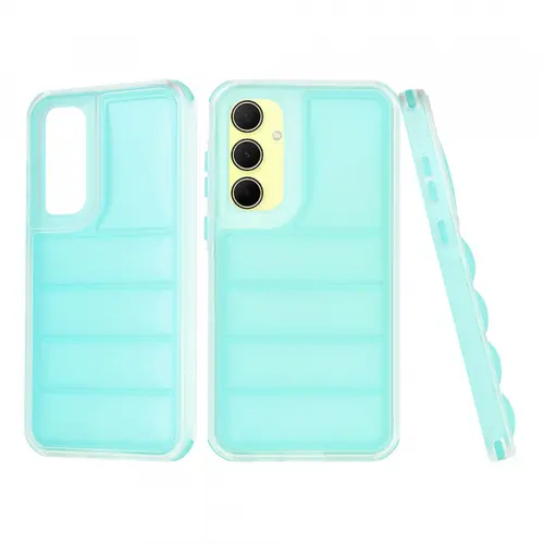 Husa pentru Samsung Galaxy A35 5G A356, Techsuit, Wave Shield, Turcoaz