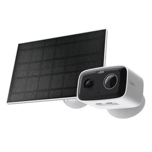 Camera supraveghere video exterior TP-LINK TAPO C400 KIT cu panou solar, 2 MP 1080p. Microfon, Difuzor, Wi-Fi, IP65