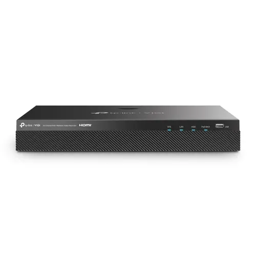 NVR TP-Link VIGI NVR2016H-16MP, 16 canale, 16 MP, 80 Mbps, PoE