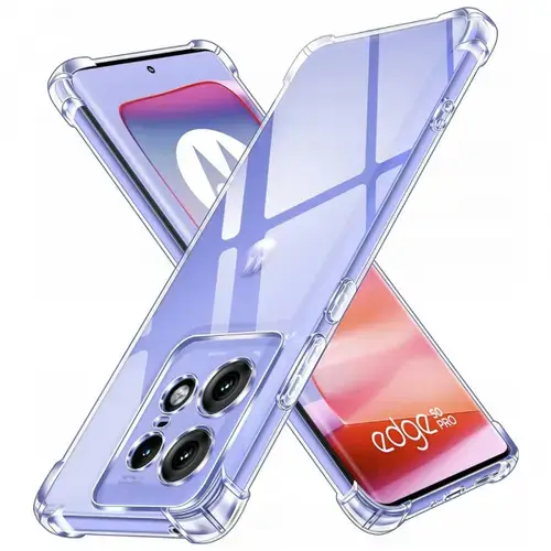 Husa pentru Motorola Edge 50 Pro, Techsuit, Shockproof Clear