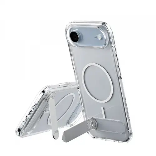 Husa MagSafe pentru Apple iPhone Air, PanzerGlass, Care Feature Kickstand, Transparenta