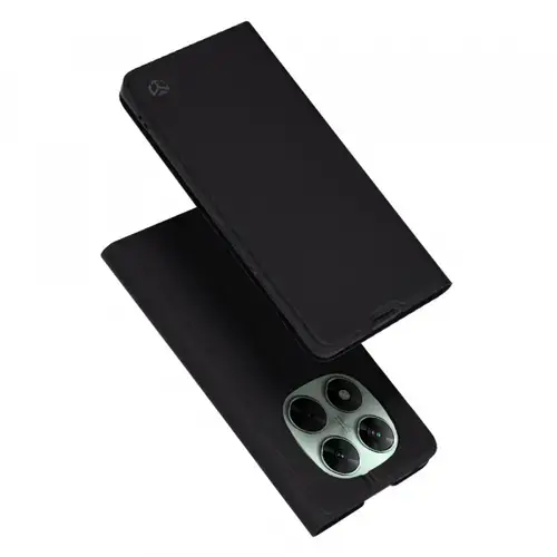 Husa pentru Xiaomi Redmi Note 14 Pro+ 5G, Techsuit, Magskin Book, Neagra