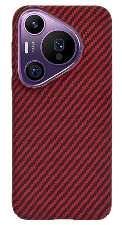 Husa pentru Huawei Pura 70 Pro, Techsuit, Carbonite FiberShell, Rosie