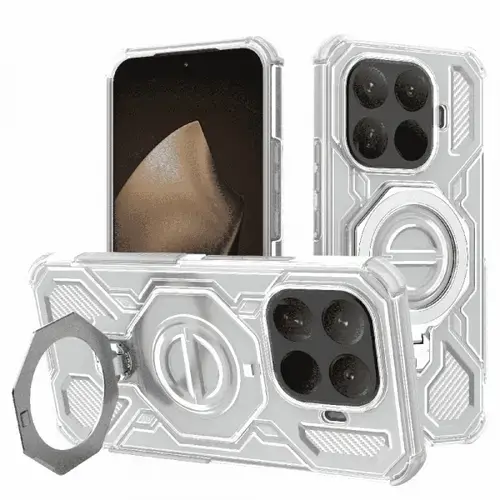 Husa pentru Xiaomi 15T Pro, Techsuit, Carbon Shield Pro, Alba