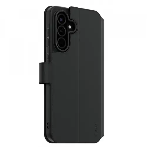 Husa pentru Samsung Galaxy A26 A266, PanzerGlass, Care Feature Kickstand Wallet, Neagra