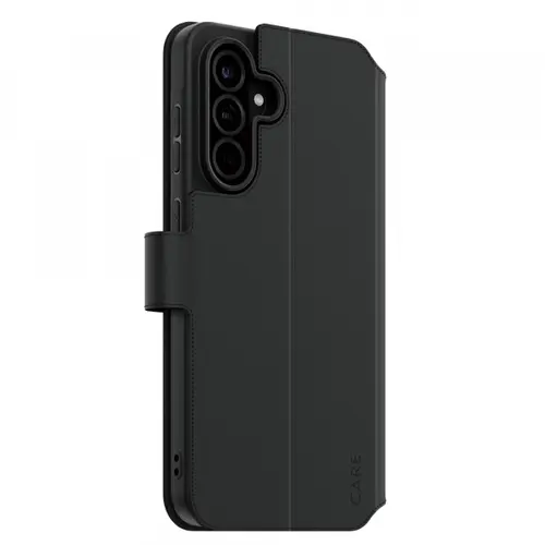 Husa pentru Samsung Galaxy A26 A266, PanzerGlass, Care Feature Kickstand Wallet, Neagra