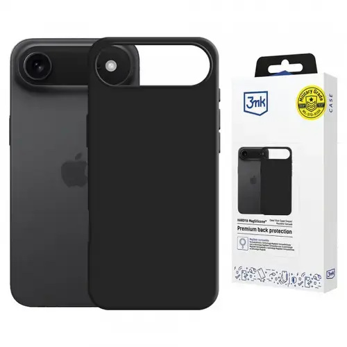 Husa MagSafe pentru Apple iPhone Air, 3MK, Hardy, Neagra
