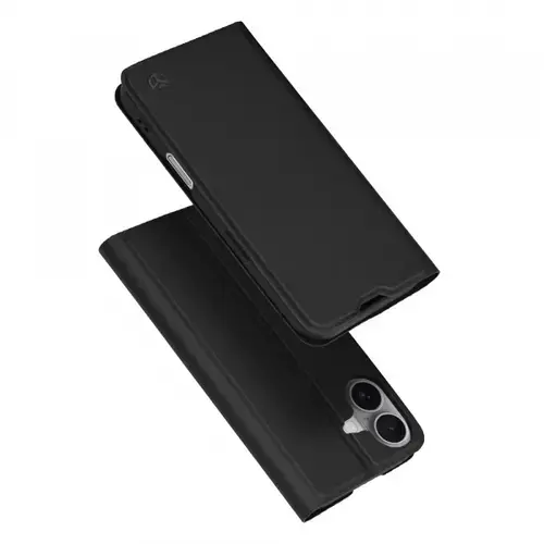 Husa pentru Apple iPhone 17, Techsuit, Magskin Book, Neagra