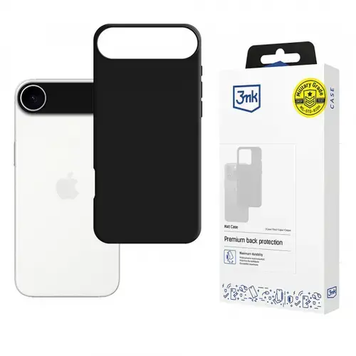 Husa pentru Apple iPhone Air, 3MK, Neagra Mata
