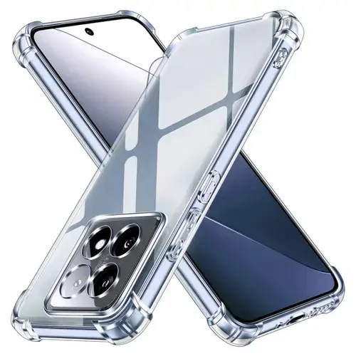Husa pentru Xiaomi 14T, Techsuit, Shockproof Clear, Transparenta
