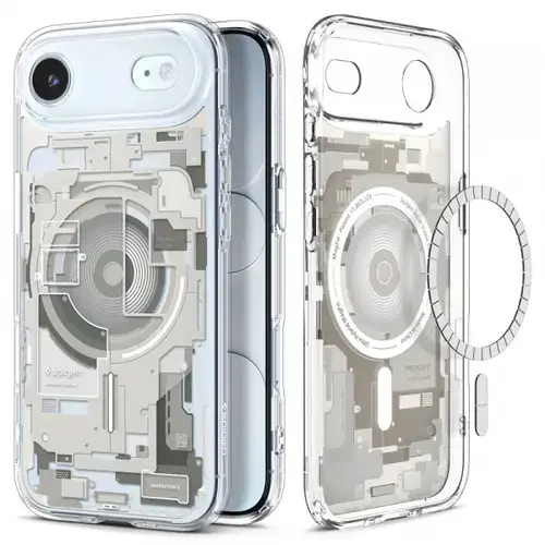 Husa MagSafe pentru Apple iPhone Air, Spigen, Ultra Hybrid Zero One, Bej