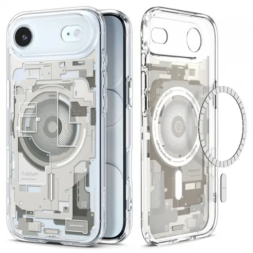 Husa MagSafe pentru Apple iPhone Air, Spigen, Ultra Hybrid Zero One, Bej