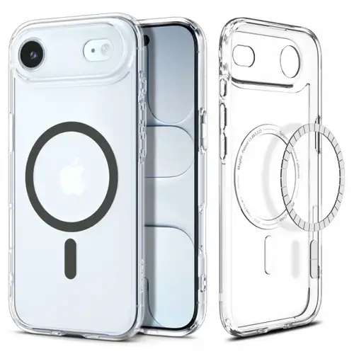 Husa MagSafe pentru Apple iPhone Air, Spigen, Ultra Hybrid, Gri