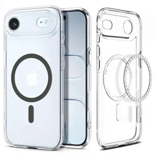 Husa MagSafe pentru Apple iPhone Air, Spigen, Ultra Hybrid, Gri