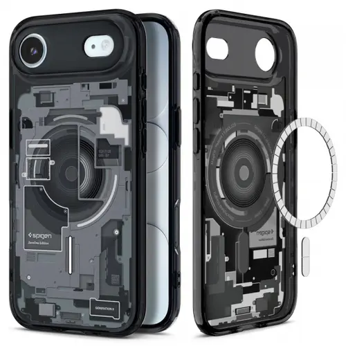 Husa MagSafe pentru Apple iPhone Air, Spigen, Ultra Hybrid Zero One, Neagra