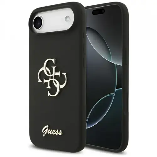 Husa pentru Apple iPhone Air, Guess, Big 4G Script, Neagra