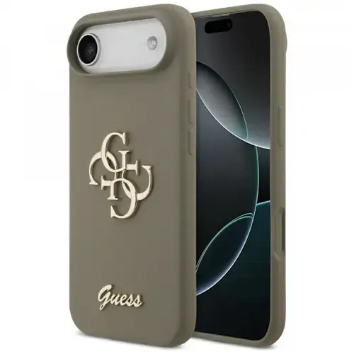 Husa pentru Apple iPhone Air, Guess, Big 4G Script, Maro