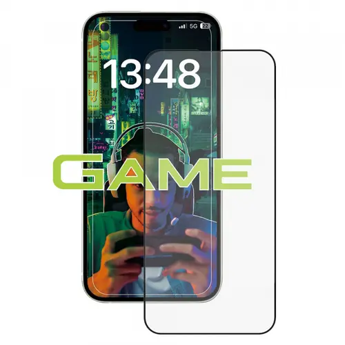 Folie de protectie Ecran Anank 1X Reinforced Anti-Fingerprint pentru Apple iPhone 16 Pro Max, Sticla Securizata, Full Glue, 2.5D