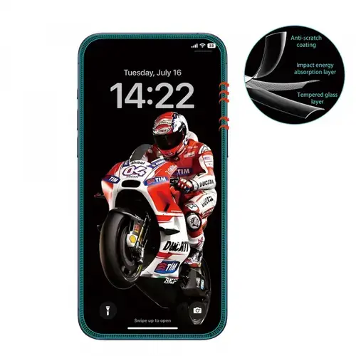 Folie de protectie Ecran Anank 3X Reinforced pentru Apple iPhone 16 Pro Max, Sticla Securizata, Full Glue, 3D
