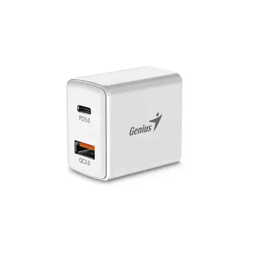 Incarcator telefon Genius, 20W, Alb