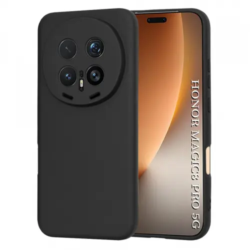 Husa pentru Honor Magic8 Pro, Techsuit, SoftFlex, Neagra
