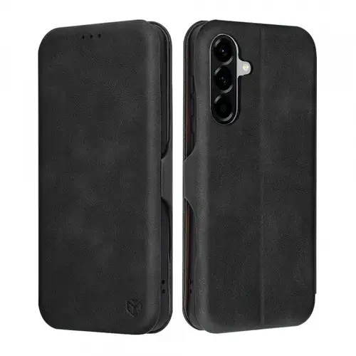 Husa pentru Samsung Galaxy A56 A566, Techsuit, Safe Wallet Plus, Neagra